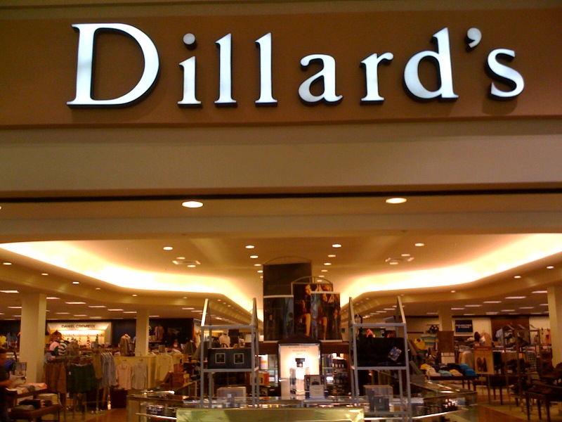 This is a photo of Dillard's from inside the Mall of Abilene.